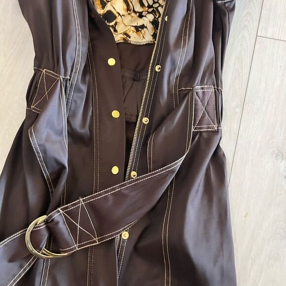 Cache zip up body con dress size 2 - Picture 6 of 9